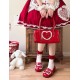 Sheep Puff Strawberry Flat Shoes(Limited Pre-Order/4 Colours/Full Payment Without Shipping)